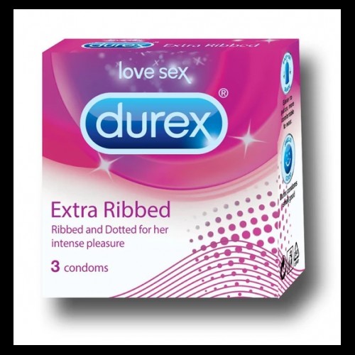 DUREX Extra Ribbed X 3buc
