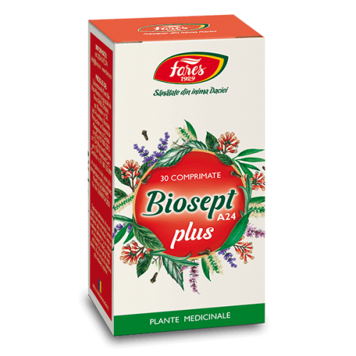 Biosept Plus  A24 x 30 comprimate de supt