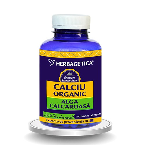 Calciu Organic - ALGA CALCAROASA x 120 capsule