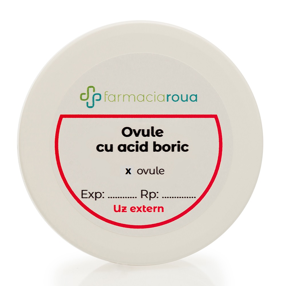 Ovule cu acid boric 600mg x 10 buc