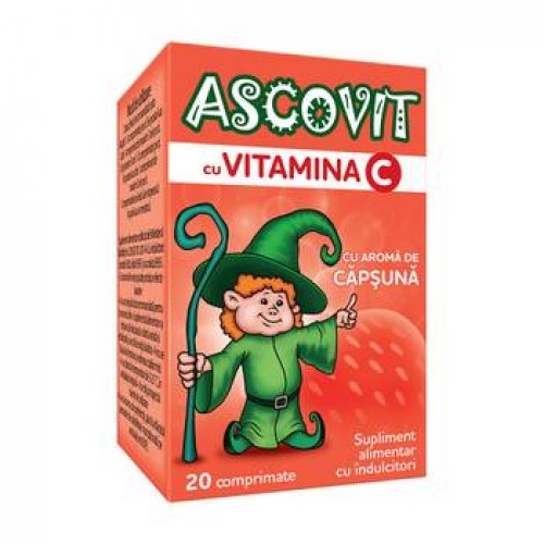 Ascovit capsuni 100 mg x 20 cp