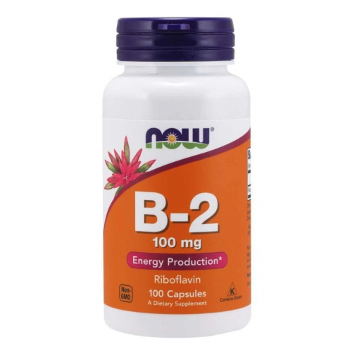 Vitamina B2 (Riboflavina) – 100mg x 100 cps