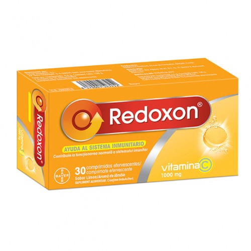 Redoxon Vitamina C 1000mg lămâie x 30 comprimate efervescente