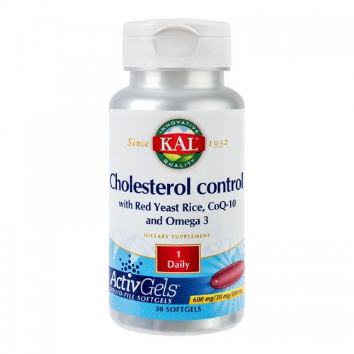 SECOM Cholesterol Control with Red Yeast Rice CoQ-10 Omega-3 x 30 capsule moi (Activ Gels™)