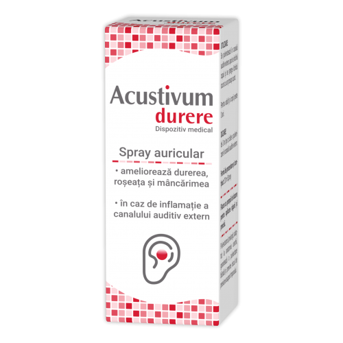 ZDROVIT Acustivum durere Spray auricular x 20 ml