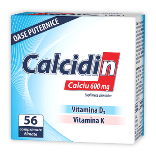 ZDROVIT Calcidin Calciu 600 mg x 56 cpr