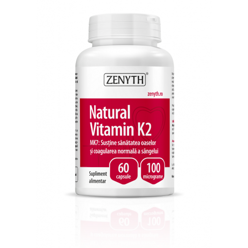 ZENYTH Natural Vitamin K2 100mcg x 60cps
