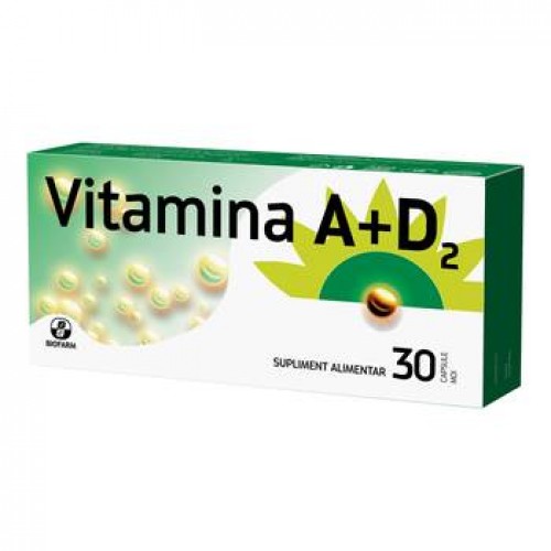Vitamina A + D2 x 30 capsule